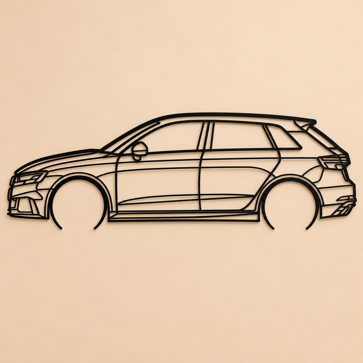 Auto siluete za zid – 70 cm - Image 5