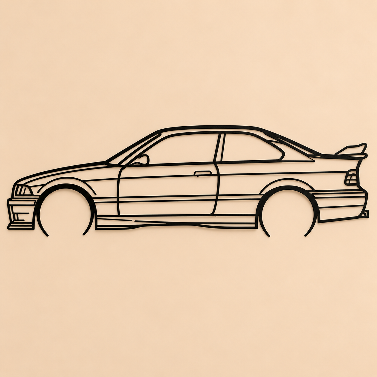 Auto siluete za zid – 70 cm - Image 4