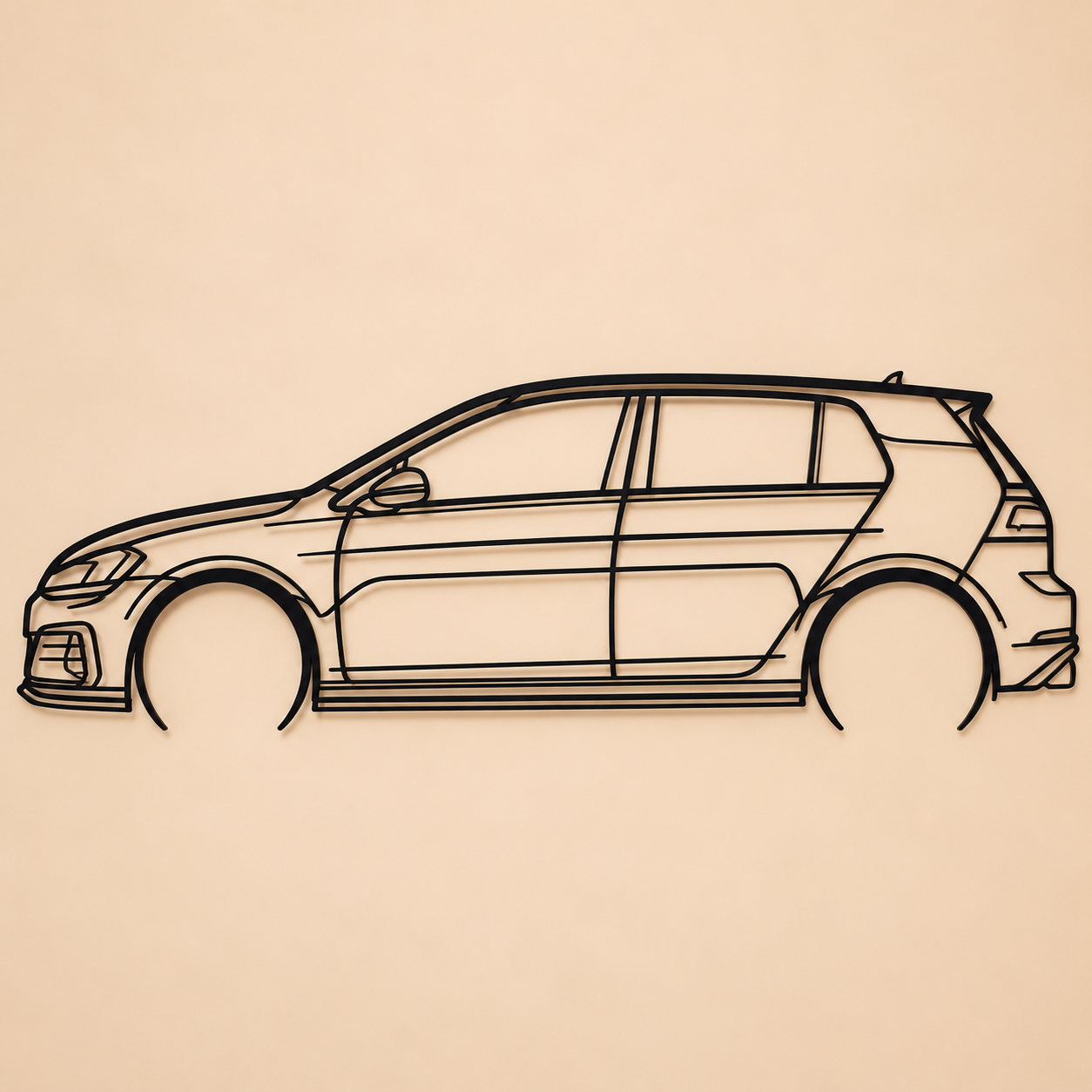 Auto siluete za zid – 70 cm - Image 2